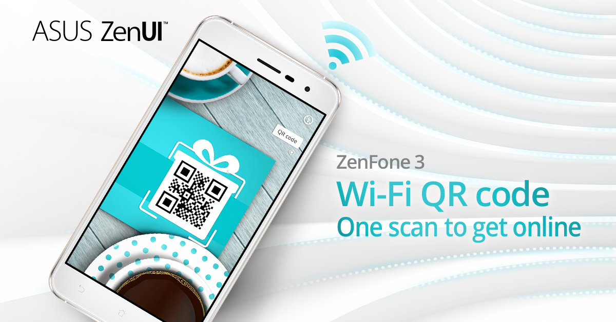 Connecté en un instant avec la fonction QR code du ZenFone 3